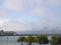 Golden Gate Bridge in clouds