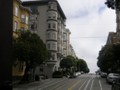 Hyde Street view from the cable car