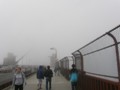 Golden Gate Bridge coverd with fog