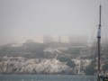 Alcatraz in fog