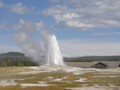 Old Faithful Geyser-Eruption-2