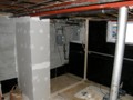 Utility closet drywall