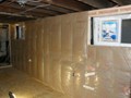 Insulating the wall