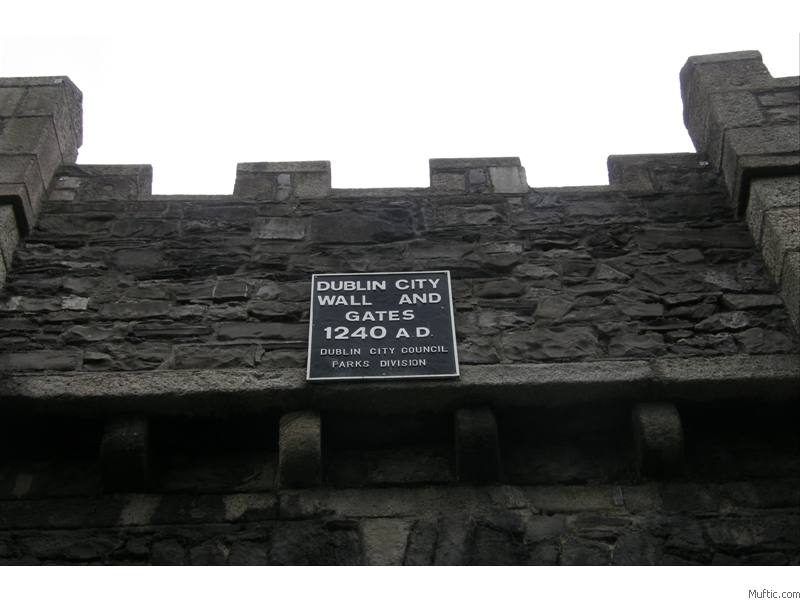 Old Dublin Wall and Gate