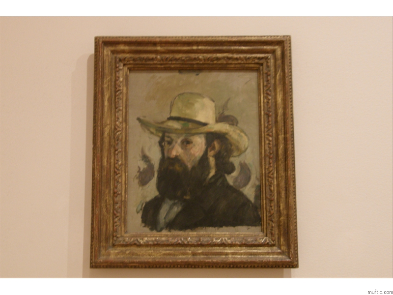 Paul Cezanne: Self-Portrait, 1876 - oil